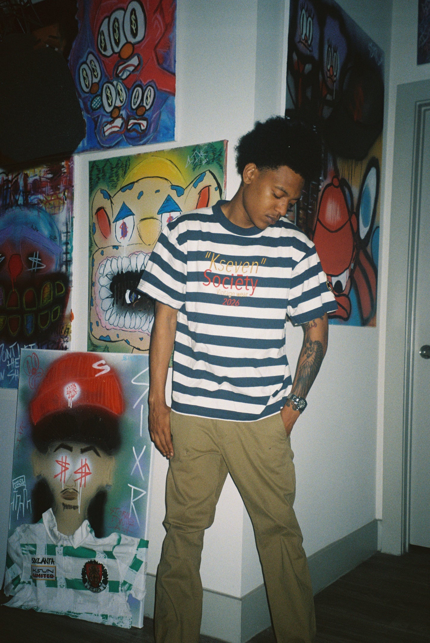 Kseven society “battlefront” tee