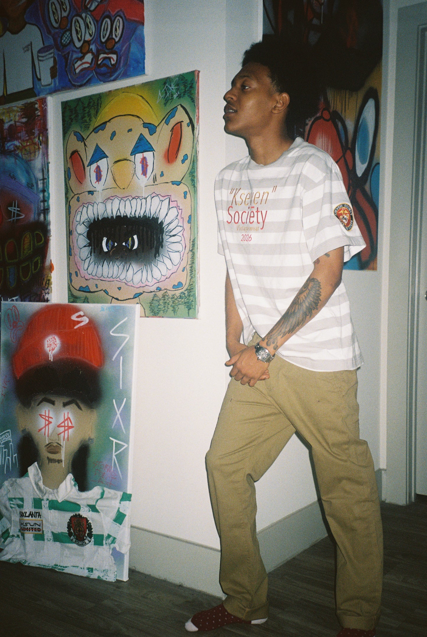 Kseven society “battlefront” tee