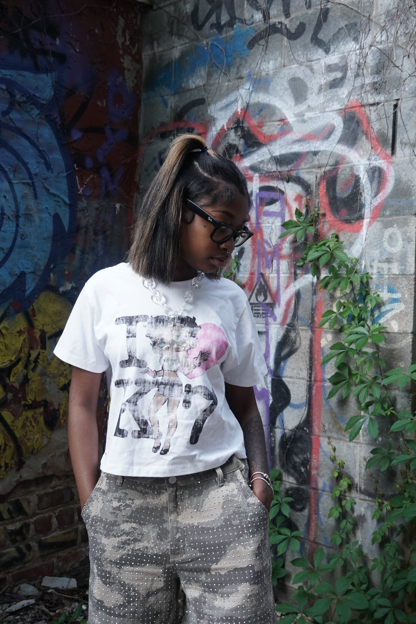 White “Betty Boop” Tee