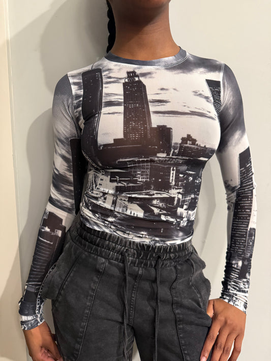 Skyline See-through tees